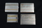 4 PC. 14K GOLD INLAID SILVER C