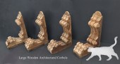 4 PC. BARE ARCHITECTURAL CORBE