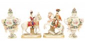 4 PC BAVARIAN PORCELAIN GARNIT