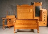 (4 PC) BIRDSEYE MAPLE BEDROOM