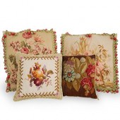 (4 PC) COLLECTION OF AUBUSSON