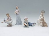 4 PC COLLECTION OF LLADRO FIGU