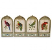 (4 PC) DECORATIVE BIRD CAGE PR