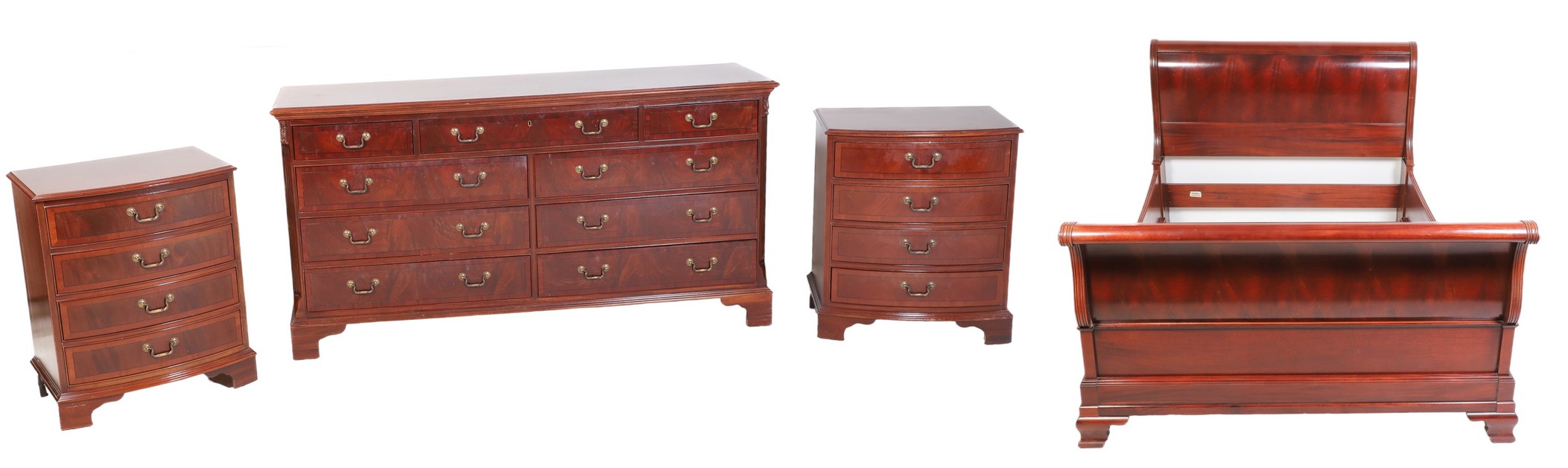 (4) pc Ethan Allen Mahogany