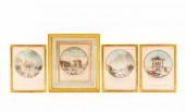 4 PC FRENCH ARCHITECTURAL HAND