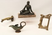 4 PC GROUPING OF DECORATIVE AR
