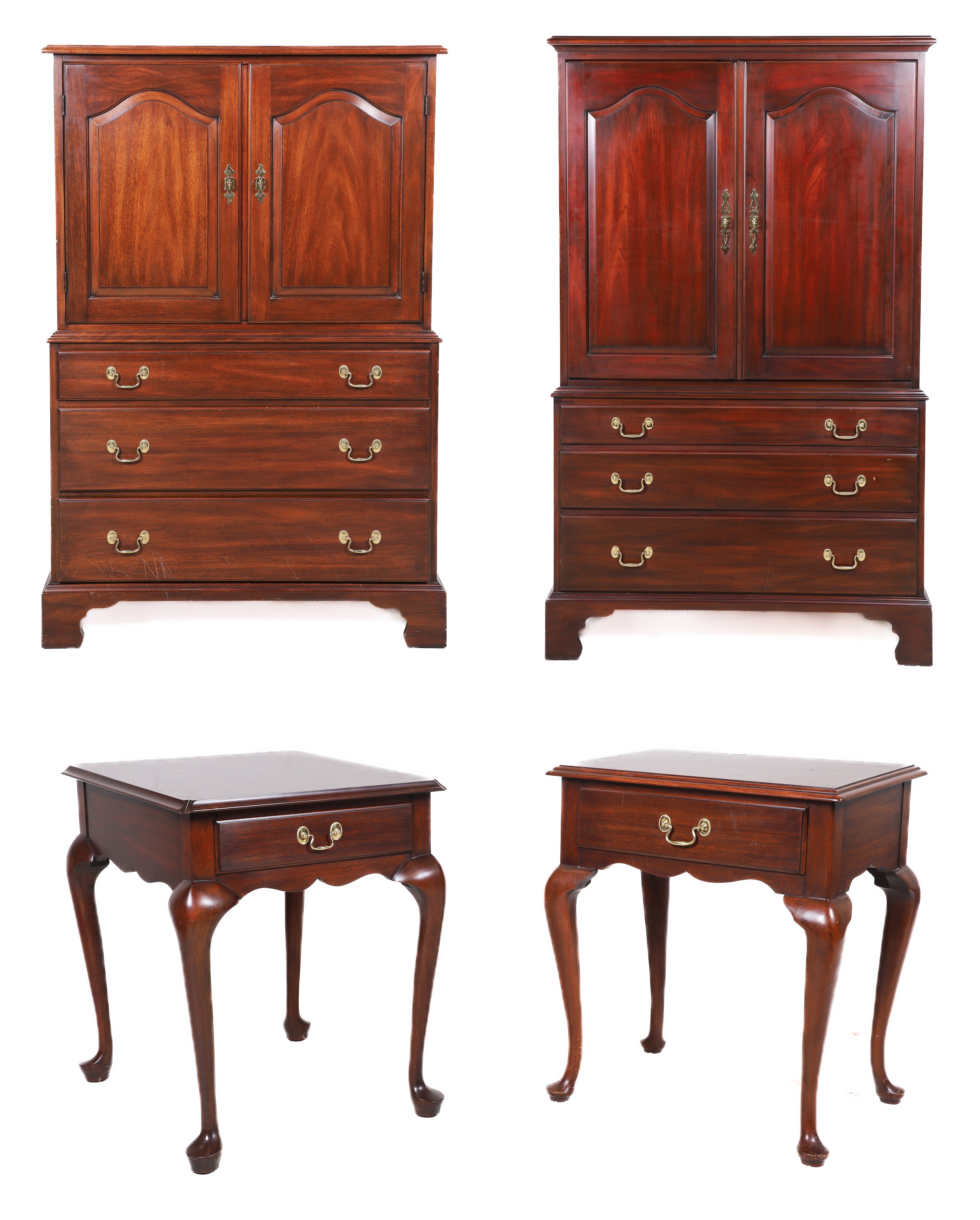 (4) pc Henkel Harris mahogany