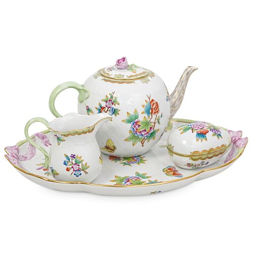 (4 PC) HEREND QUEEN VICTORIA