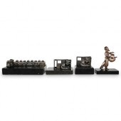 (4 PC) JUDAICA STERLING SILVER