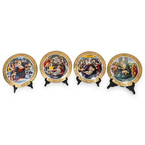 (4 PC) LIMOGES DEPOS BOTICCELLI