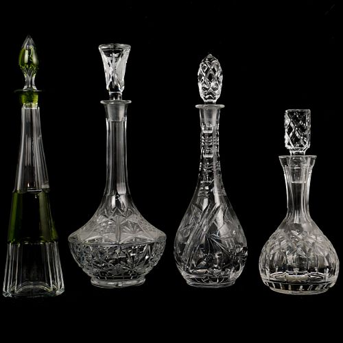 (4 PC) LOT OF CONTINENTAL CRYSTAL