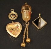 4 PC. LOT OF ESTATE 14K GOLD A