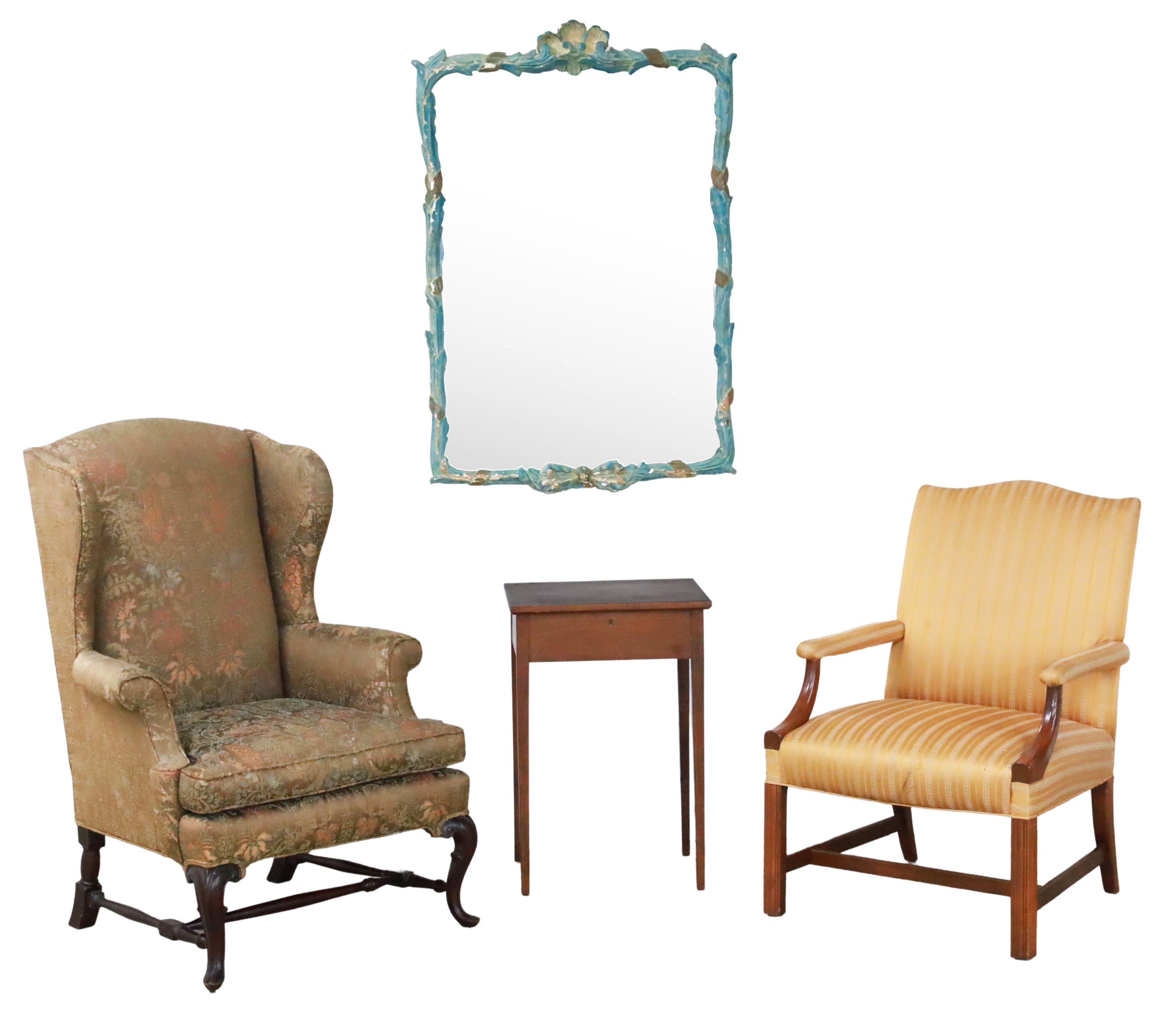 4 PC. LOT OF ESTATE FURNISHINGS 4