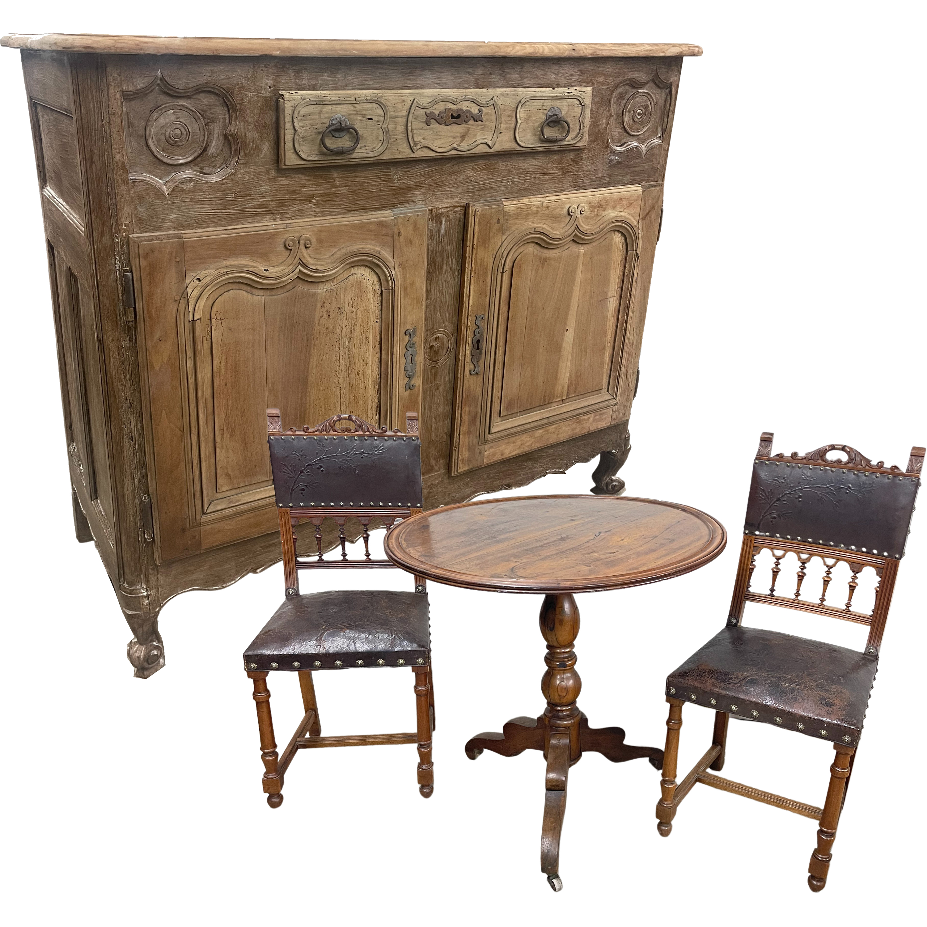 4 PC. LOT OF FRENCH FURNITURE 4