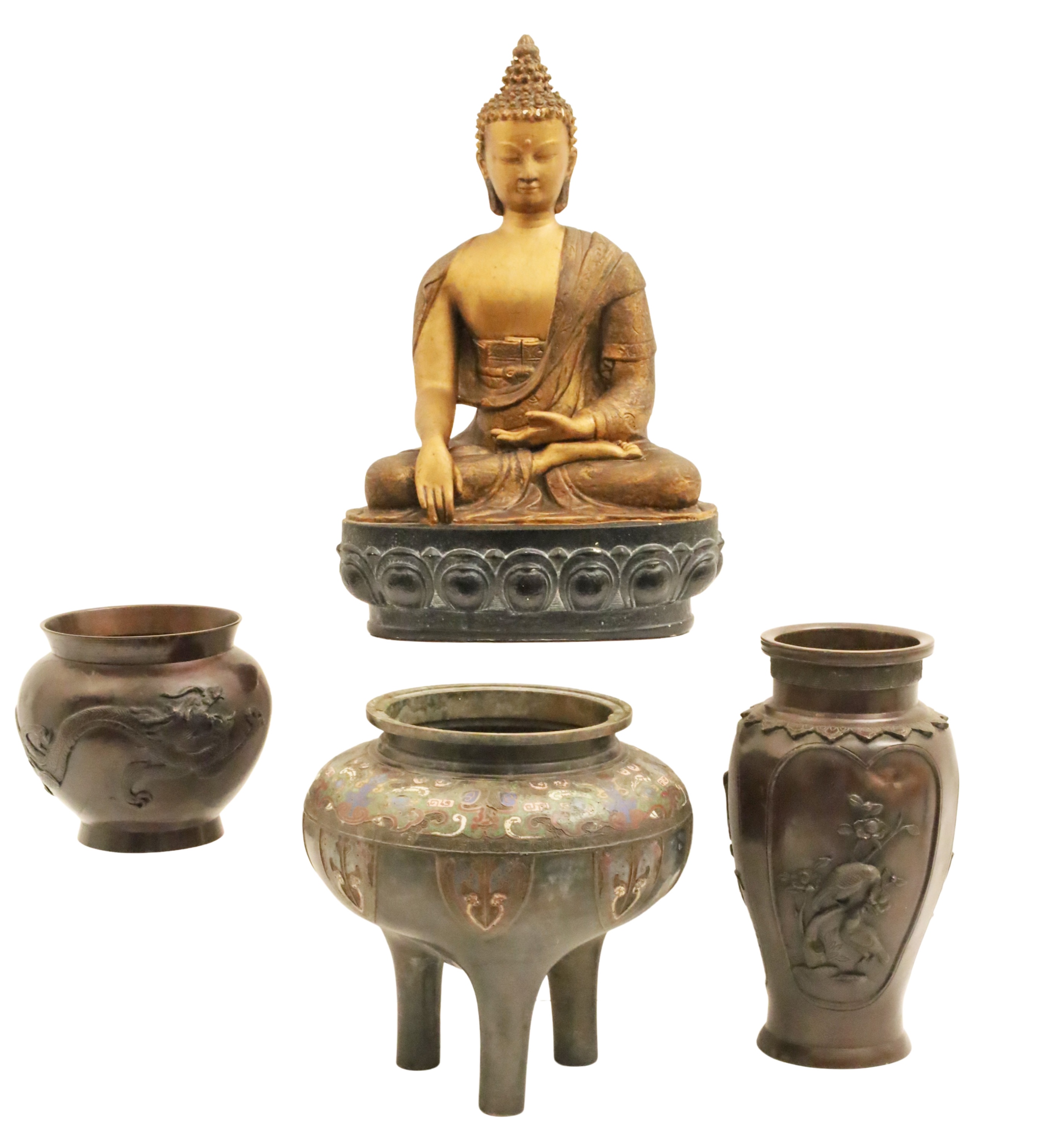 4 PC LOT OF ORIENTALIA 4 piece
