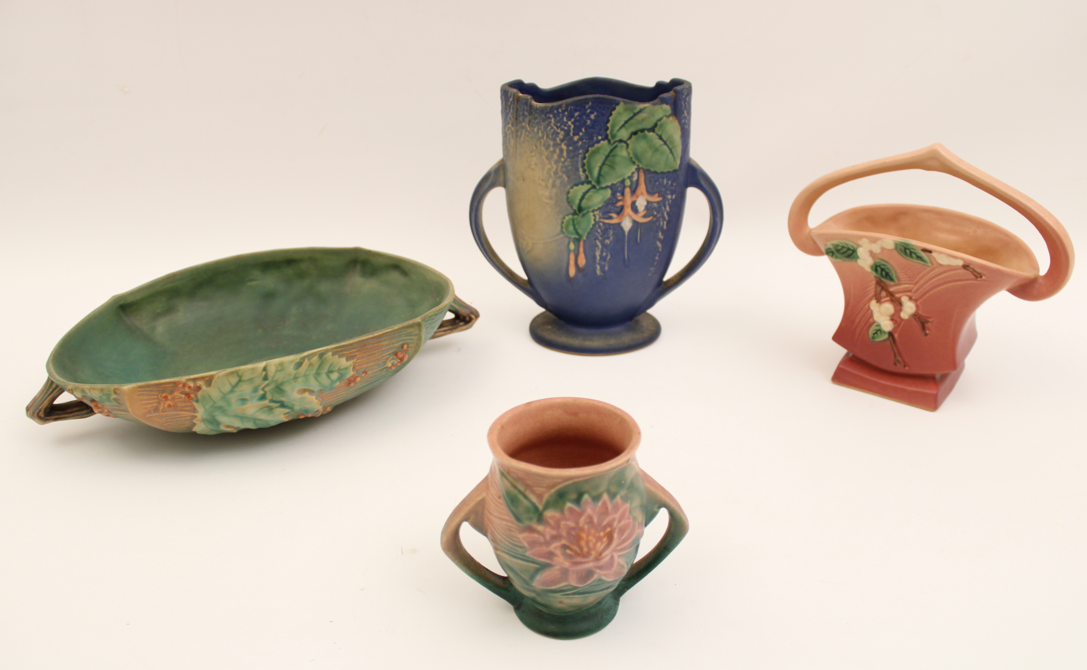 4 PC. LOT OF ROSEVILLE POTTERY FOUR