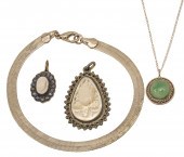 4 PC. LOT OF STERLING SILVER J