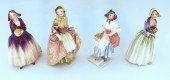 4 PC LOT ROYAL DOULTON LADIES: