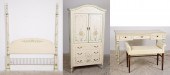 (4) pc Louis XVI style paint d