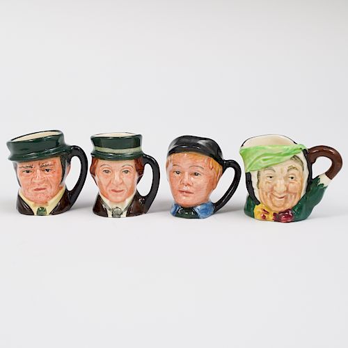 (4 PC) MINIATURE ROYAL DOULTON TOBY