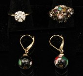 4 PC. MISC. LOT OF 14K ESTATE