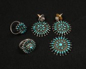 4 PC NATIVE AMERICAN PETIT POI