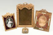 4 PC. ORNATE FRAMES, 1 W/ WATE