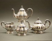 4 PC PERUVIAN STERLING TEA & C