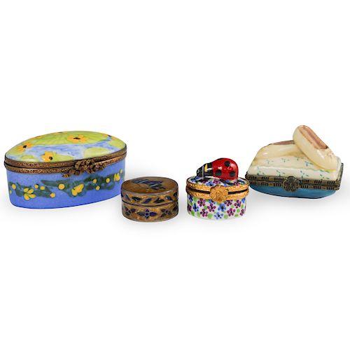 (4 PC) PORCELAIN TRINKET