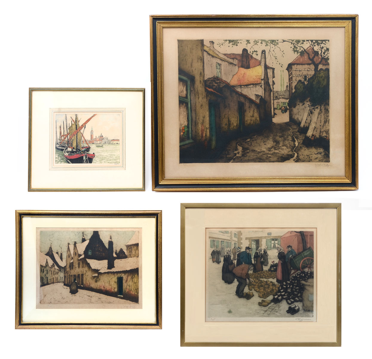 4 PC Print Lot to include 1) T.F.