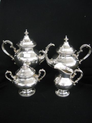 4 pc. Reed & Barton Silverplate Tea