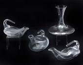 4 PC. RIEDEL & KROSNO WINE CAR