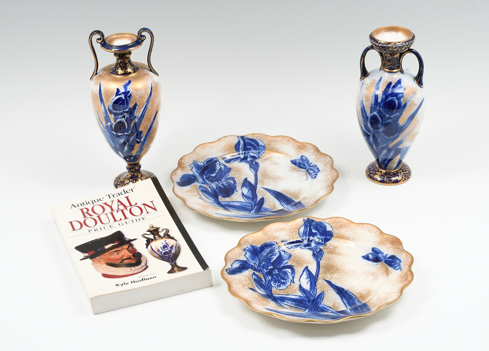 4 PC. ROYAL DOULTON FLOW BLUE