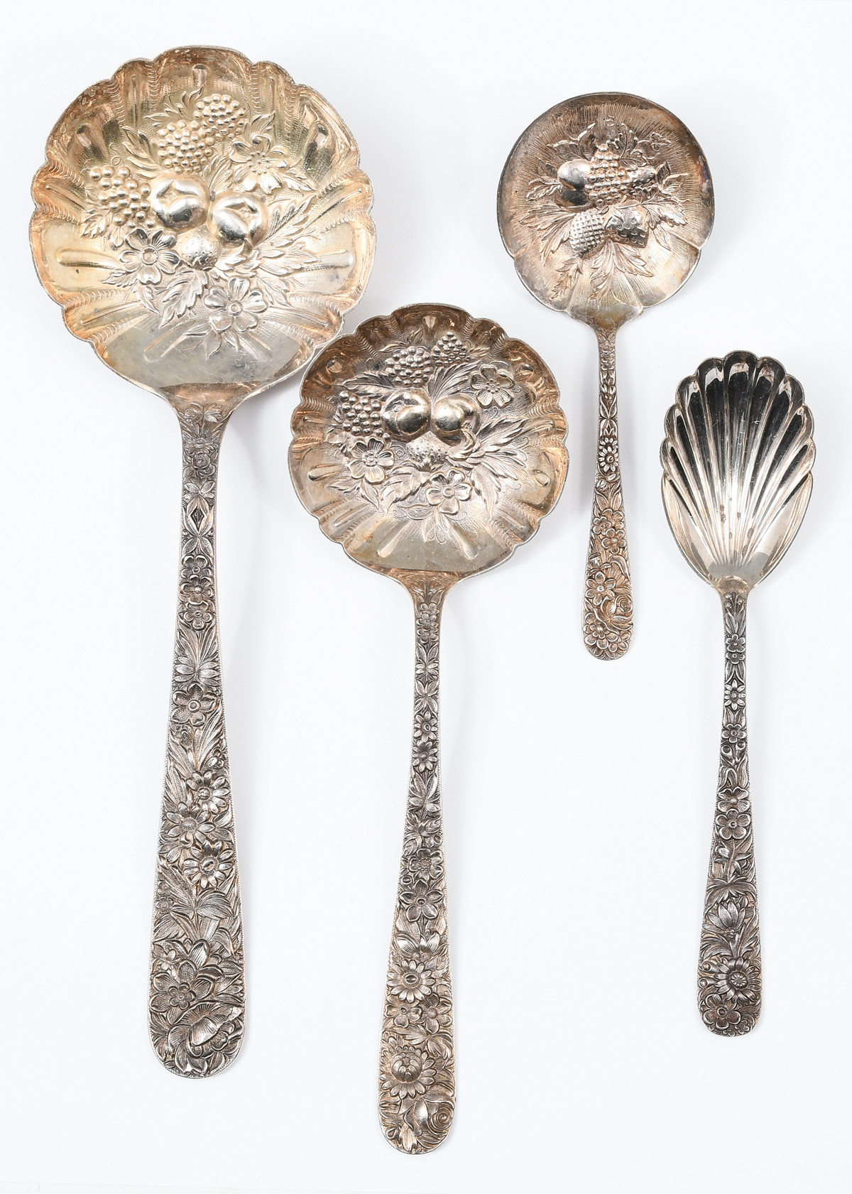 4 PC. S. KIRK & SONS REPOUSSE