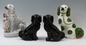 4 PC. STAFFORDSHIRE PORCELAIN