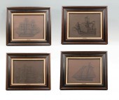 4 PC. STERLING FRANKLIN MINT B