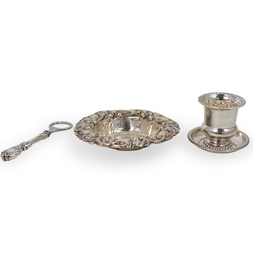(4 PC) STERLING SILVER DINING
