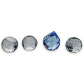 (4 PC) SWAROVSKI CRYSTAL ANNIV