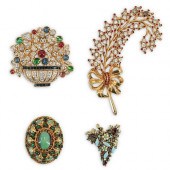 (4 PC) VINTAGE DESIGNER COSTUM
