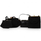 (4 PC) VINTAGE HANDBAGSDESCRIP