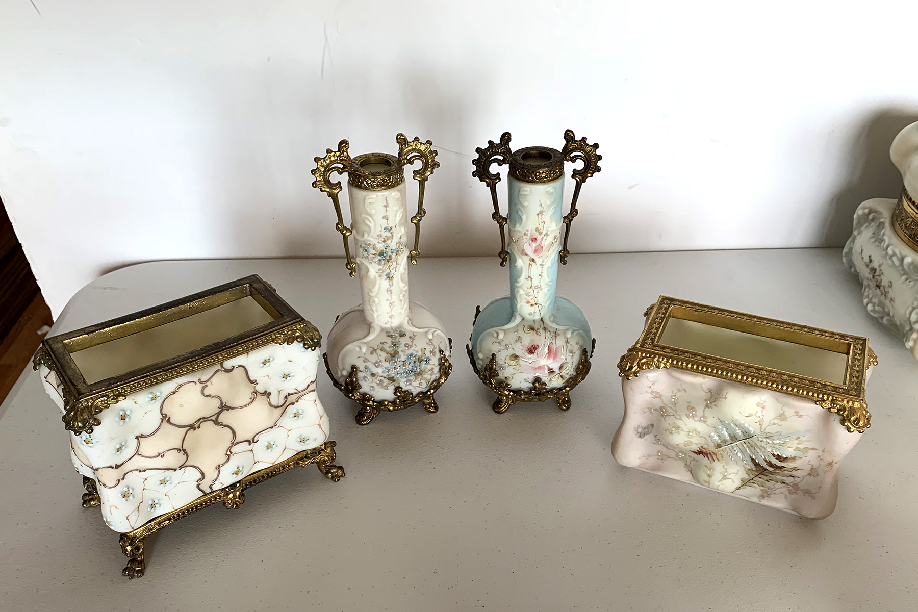 4 PC WAVECREST CF MONROE GLASS: