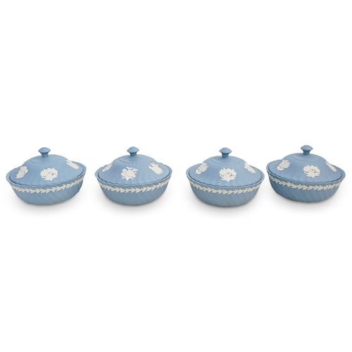 (4 PC) WEDGWOOD BLUE JASPER
