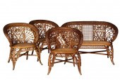 (4 PC) WICKER SUITE Wakefield