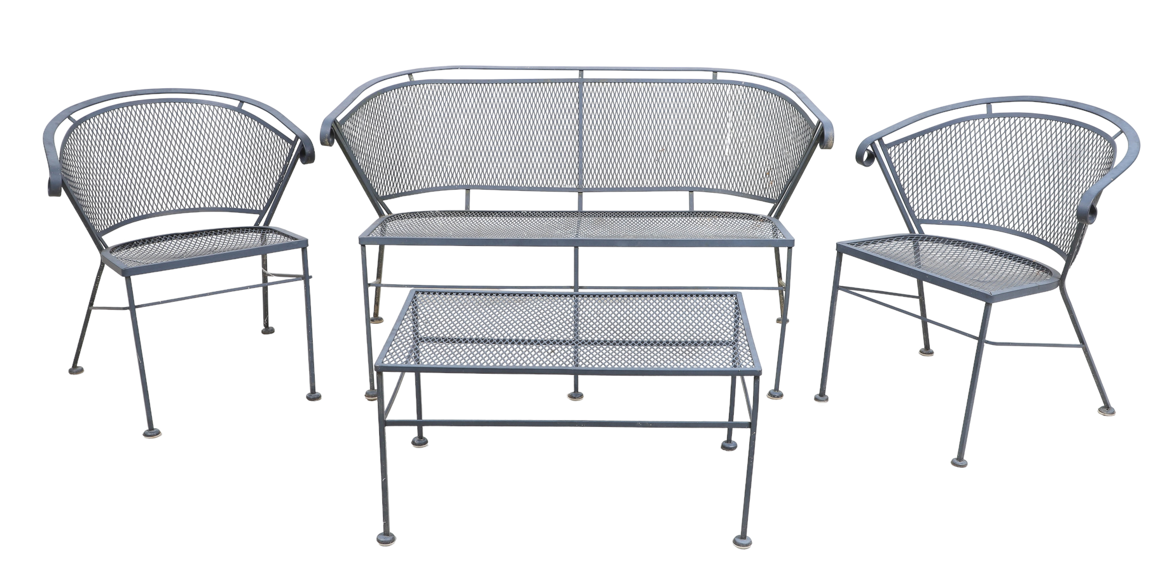 (4) pc Woodard patio seating set,