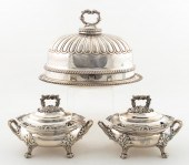 4 PCS, 19TH C ENGLISH SILVERPL