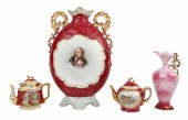 (4) Pcs Austria porcelain, c/o