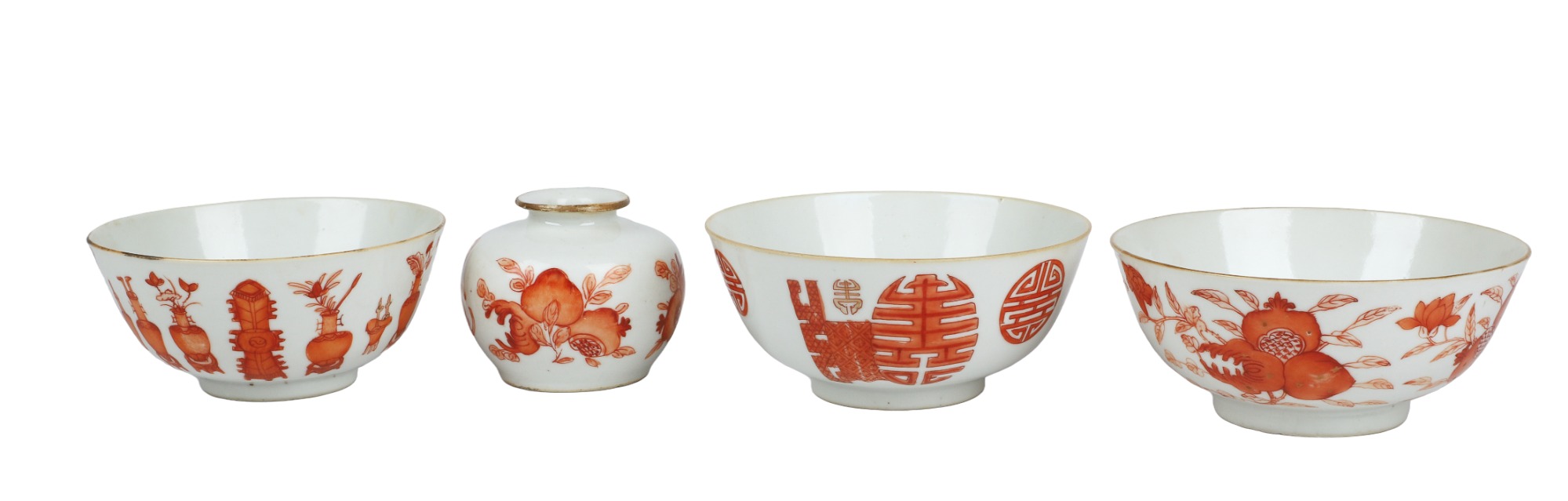 (4) Pcs Chinese porcelain with
