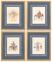 4 PCS, CHINESE TRADES & OCCUPA