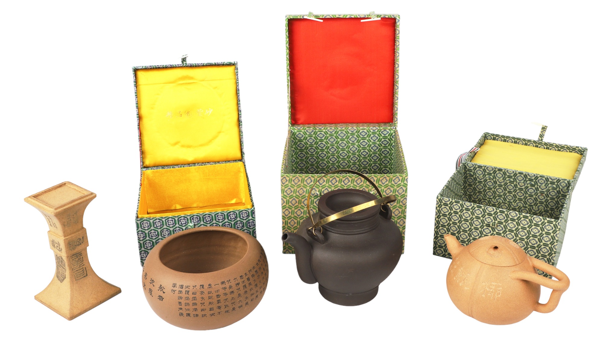 (4) Pcs Chinese Y?x?ng clay , c/o