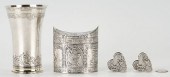 4 PCS. CONTINENTAL SILVER HOLL
